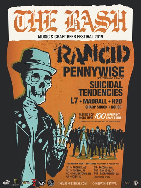 The Bash Music and Beer Festival w/Rancid, Pennywise, Suicidal ...